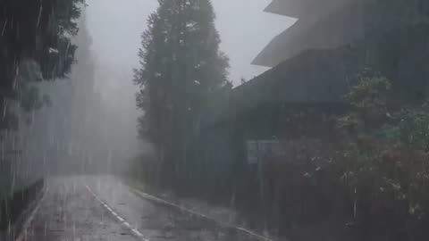 Rain Sounds For Sleeping - 99% Instantly Fall Asleep With Rain And Thunder Sound At Night