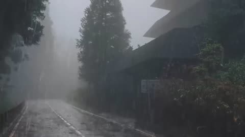 Rain Sounds For Sleeping - 99% Instantly Fall Asleep With Rain And Thunder Sound At Night