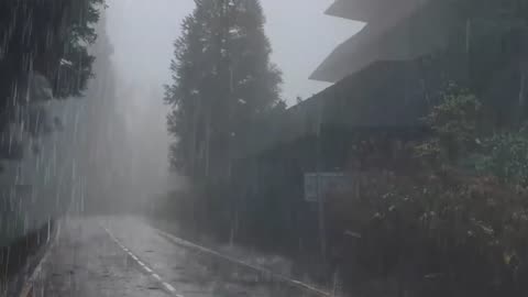 Rain Sounds For Sleeping - 99% Instantly Fall Asleep With Rain And Thunder Sound At Night