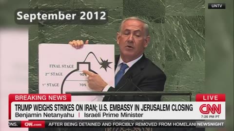 CNN report on Israeli PM Netanyahu warning about Iran since 1996