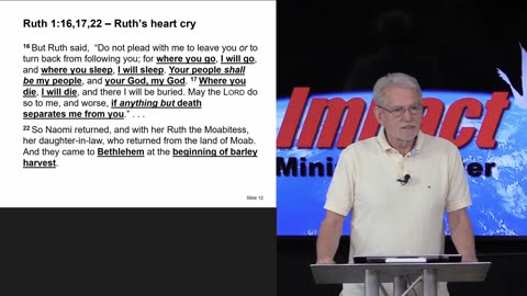 Pentecost 2025: - The Story of Ruth – James Trivette – 6.8.2025
