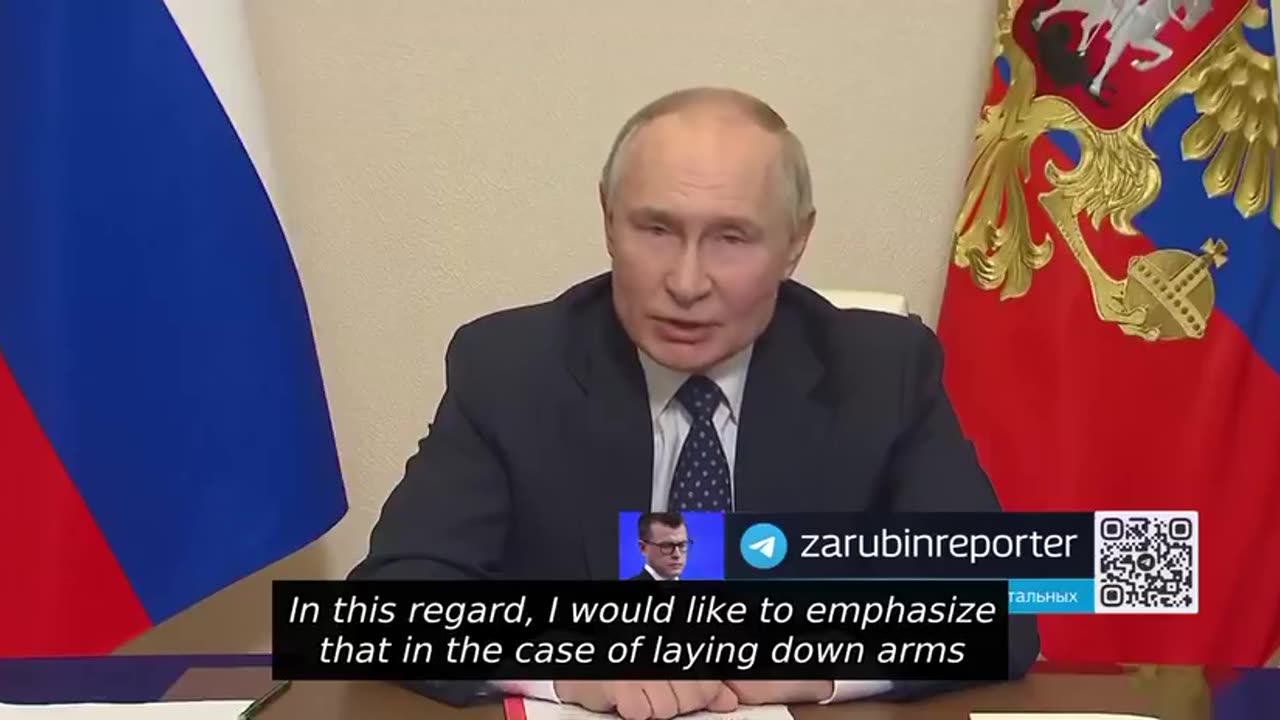 Ukrainian soldiers who lay down their weapons and surrender will be guaranteed their lives