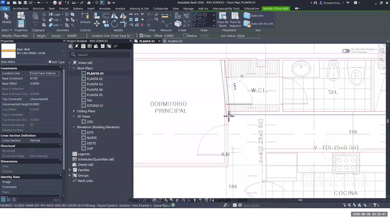 25 08 28 Clase 05 - REVIT ARCHITECTURE 2026