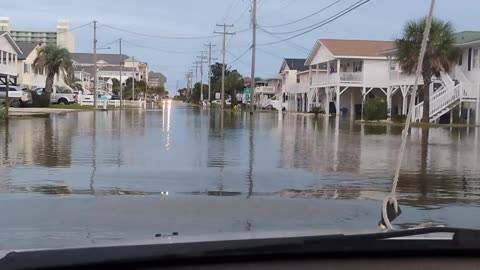 High tide