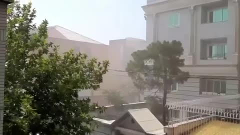 Panic in Tehran following the explosions