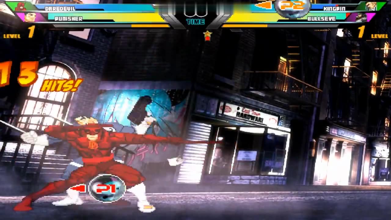 Punisher & Daredevil vs Kingpin & Bullseye - (Hardest AI)