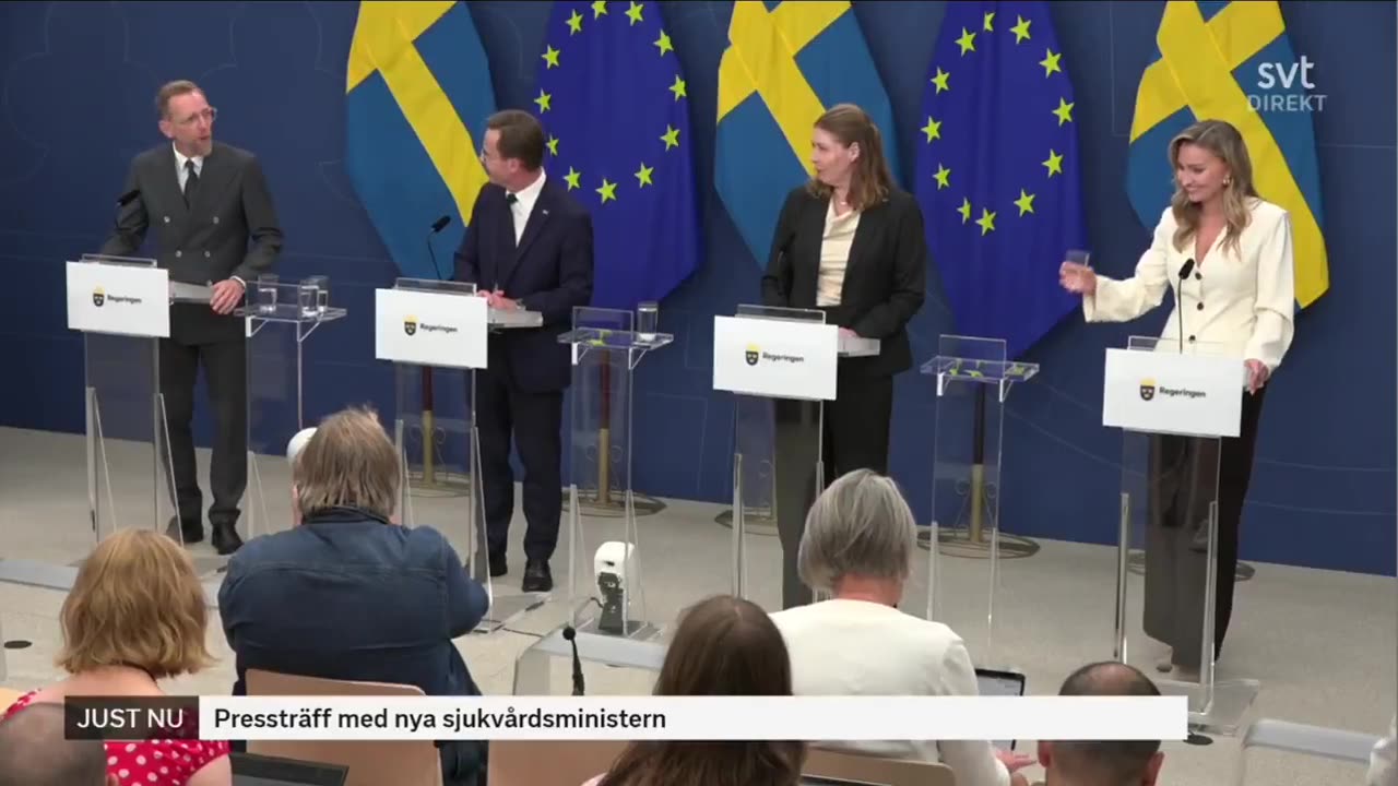SWEDEN’S HEALTH MINISTER JUST COLLAPSED ON LIVE TELEVISION