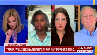 MSNBC Panelists Are Not Happy Trump Wants Death Penalty For Murderers In DC