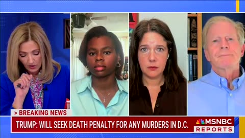 MSNBC Panelists Are Not Happy Trump Wants Death Penalty For Murderers In DC