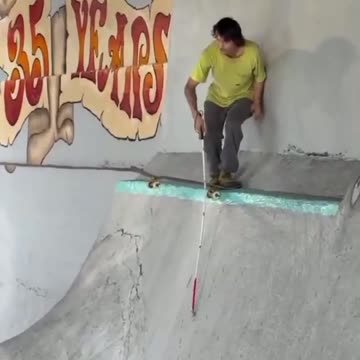 Blind Man at Skatepark