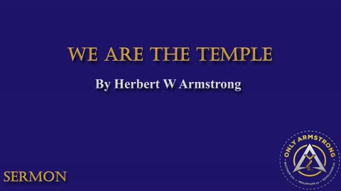 We Are the Temple