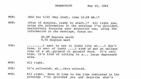 Remote Viewing and Weather Control (CIA Stargate)