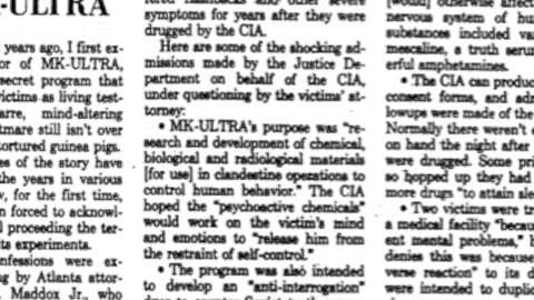 Remote Viewing and Weather Control (CIA Stargate)