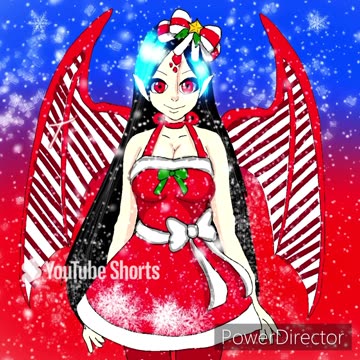 Christmas vampire Speedpaint