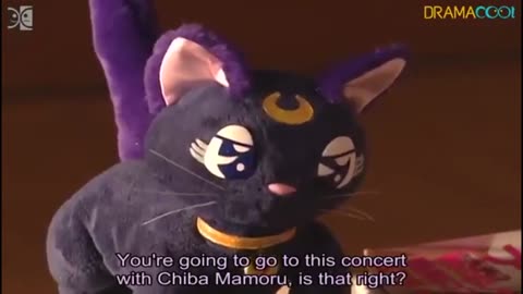 Usagi & Mamoru sailor moon live action act 35 Usagi can't wait to Mineko contest with Mamoru
