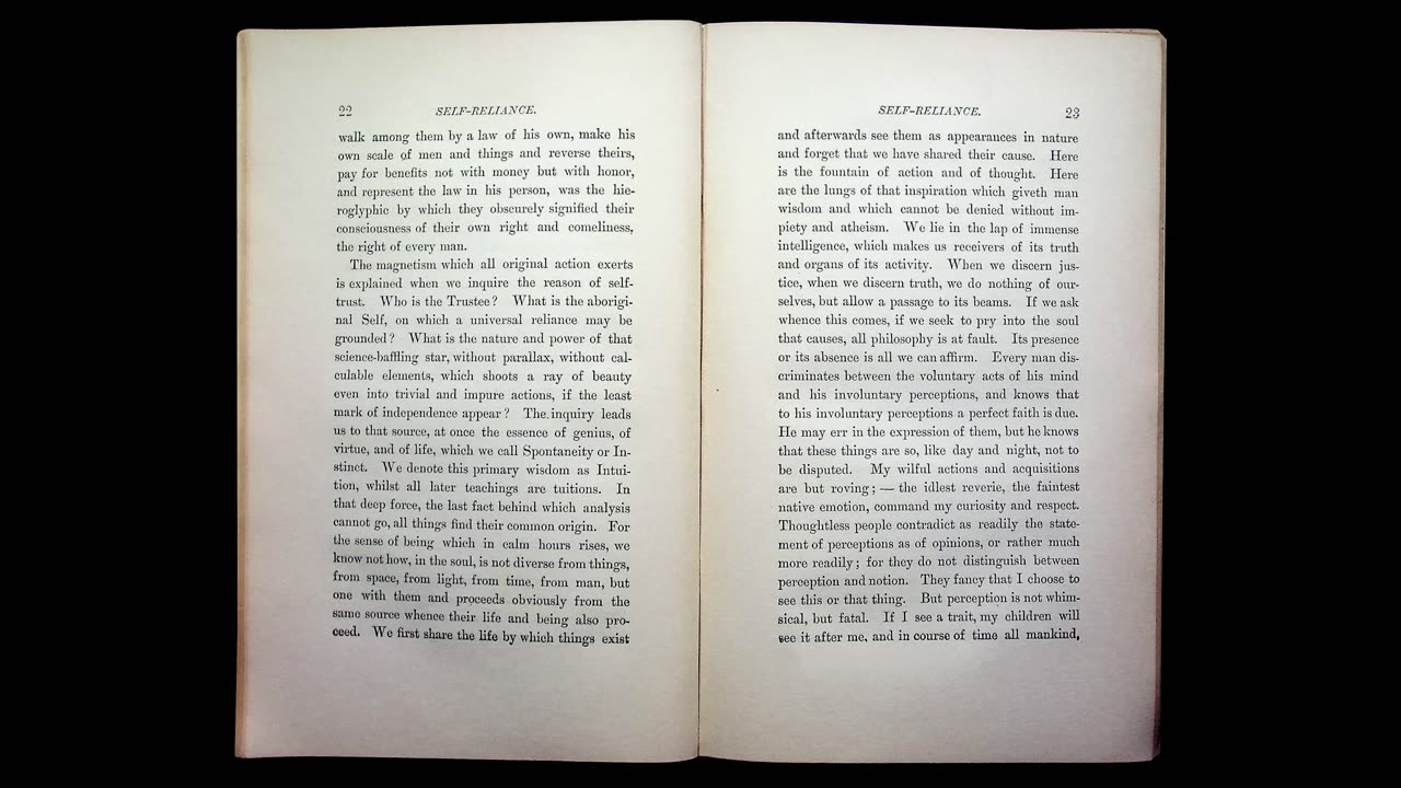 Self-Reliance (1841) Ralph Waldo Emerson