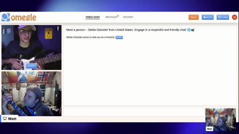 Messing around on Omegle