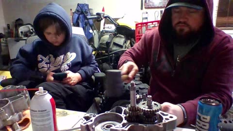 Time to get the YZ85 engine put back together