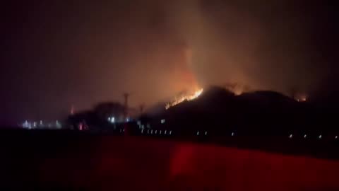 Forest fires are raging in the southeastern part of South Korea. 9,000 people