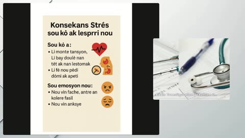 Estrès / Stress ak Anksyete an Ayiti Jodia - Mirlène Angrand - 09 Nov. 25