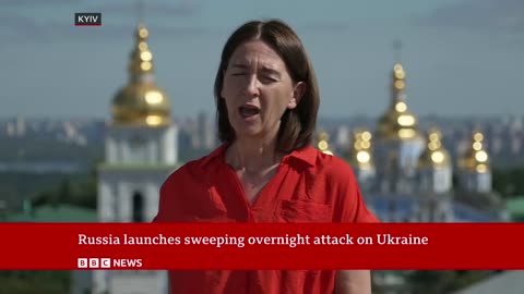 Russia launches massive overnight attack on Ukraine BBC News