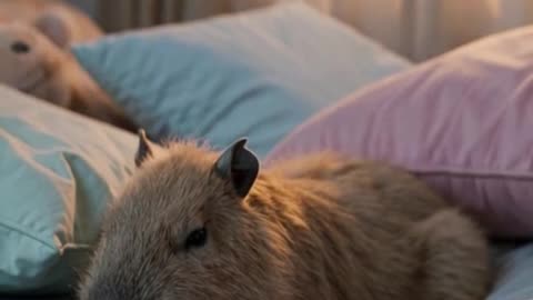 Adorable Morning Capybara – Cozy Wake Up Moments | PababaTV