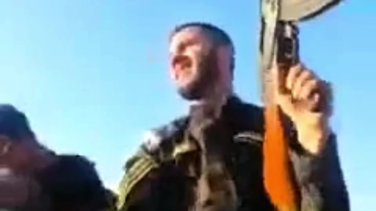 Happy soldier get a surprise!