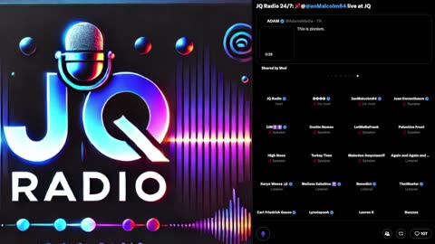 JQ Radio 24/7: Cicero Opening Space!