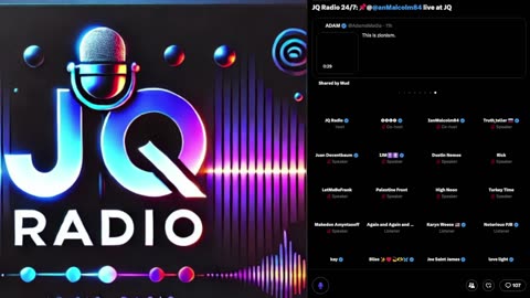 JQ Radio 24/7: Cicero Opening Space!