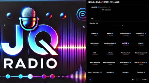 JQ Radio 24/7: Cicero Opening Space!