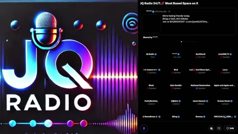 JQ Radio 24/7: Cicero Opening Space!