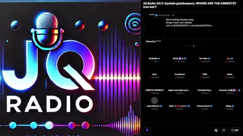 JQ Radio 24/7: Cicero Opening Space!