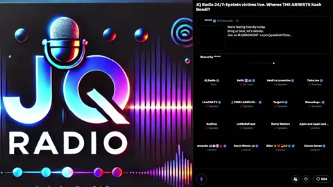 JQ Radio 24/7: Cicero Opening Space!