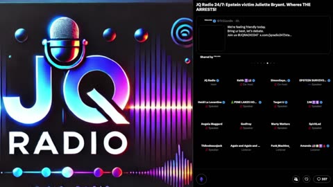 JQ Radio 24/7: Cicero Opening Space!