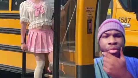 This is a school bus driver in Ontario Canada....🤯