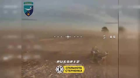 Destruction of 3 ATVs and 5 soldiers during an assault in the Sumy direction by