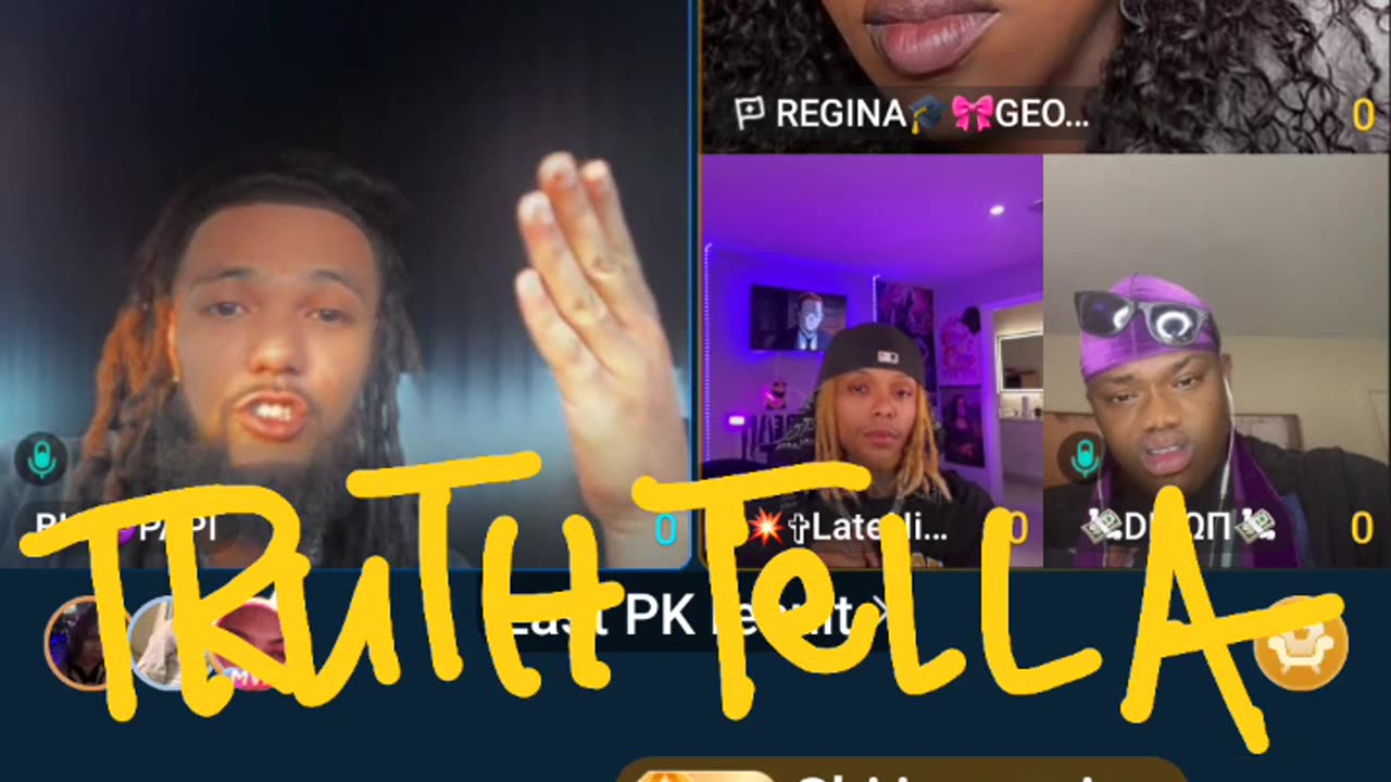 DAREALSUPABIHH, LIYAH THE DOLL, PAPI, LATENIGHT & FLOCKO TEAM PK