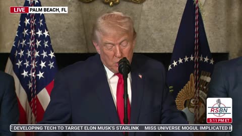 BREAKING: President Trump Announces New "Trump Class" Battleships - 12/22/25