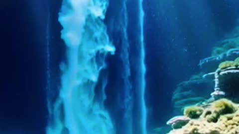 The Underwater Waterfall