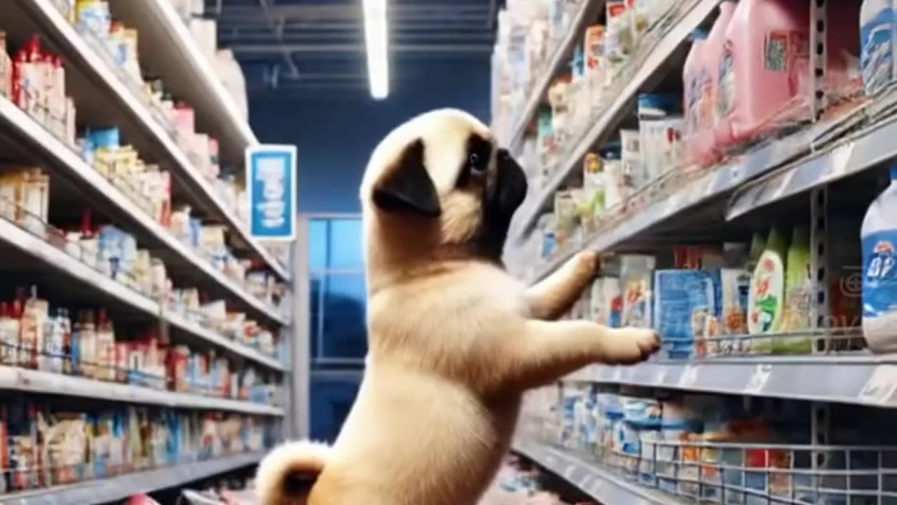 Lovely Baby met an earthquake, poor pug rescue him..........
