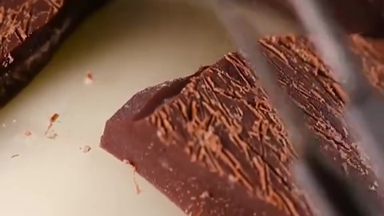 Satisfying relaxing video choco coconut