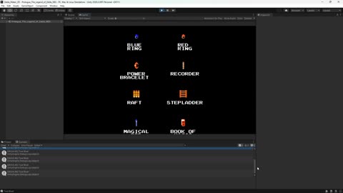 A Series of Menus for Zelda