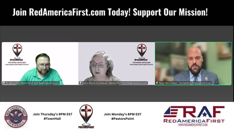 #PASTORSPOINT: Episode 26 Pastor Ben Graham Faith in the Trump Administration RedAmericaFirst.com
