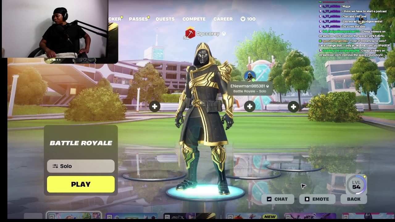 FORNITE WITH @ENEWMAN98