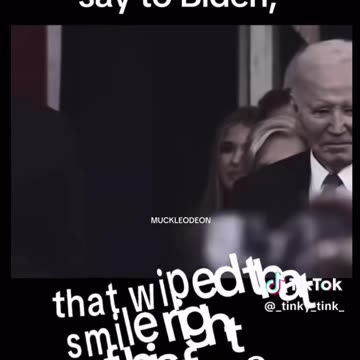 What did Barron say to Biden,