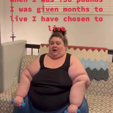 Her consistency for weight loss is admirable