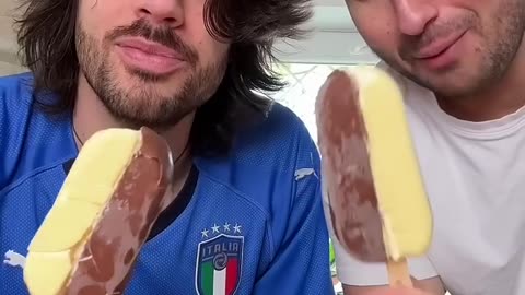 Italians try GELATO HACK @chefkoudy 