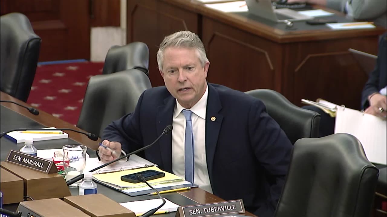 Sen. Roger Marshall at the Senate Agriculture Committee Hearing