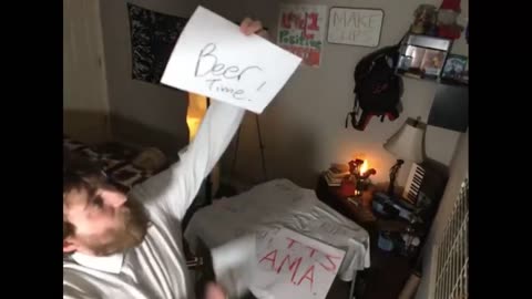 Colon D is chugging beer :D (LEVEL1)