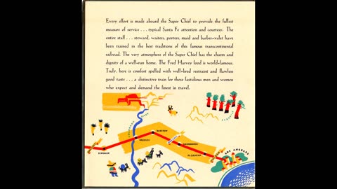 1936 Santa Fe Super Chief Train No Sound, Historical Reference
